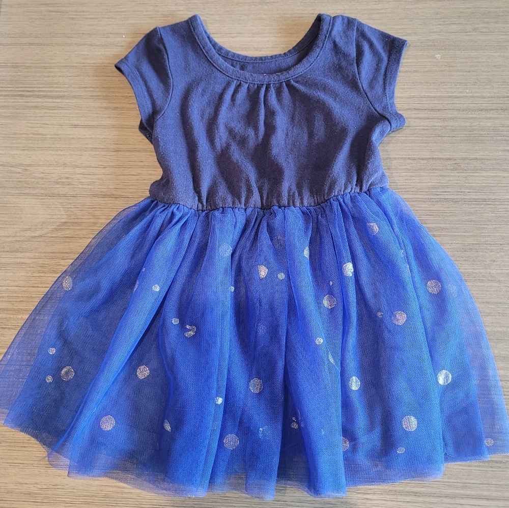 Cat & Jack 18mo Blue Dress